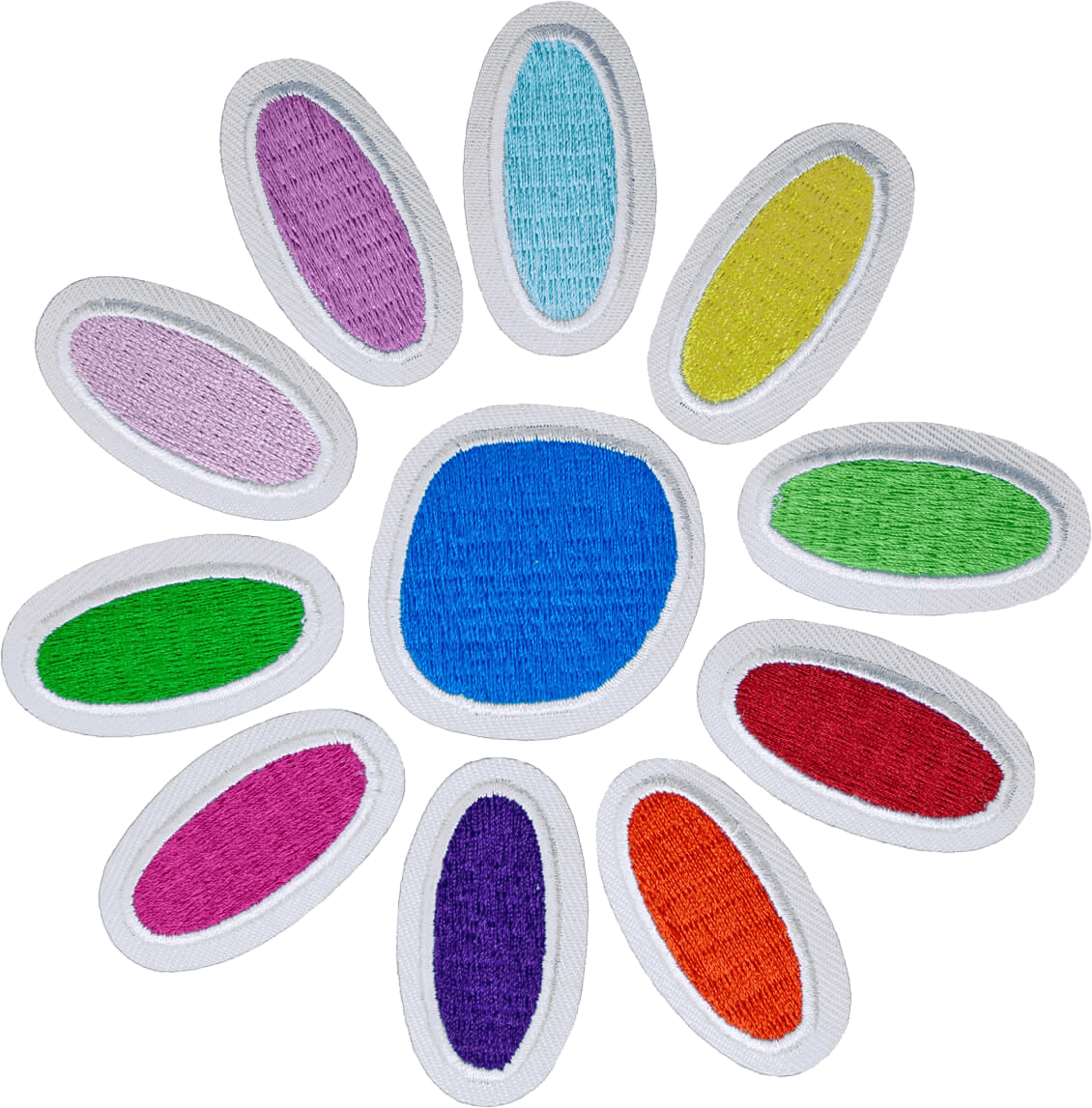 Daisies flower petals patches